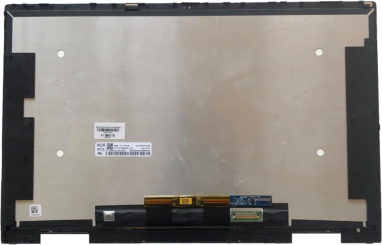 M45012-001 M45013-001 14" Replacement Laptop for HP Pavilion 14-DY 14M-DY Touch Screen Digitizer Assembly LCD Display Module with Bezel 30pin FHD 1920x1080