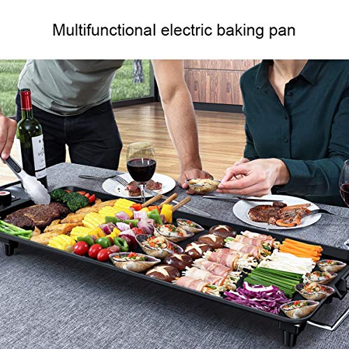 HAZYJT Raclette Grills Elektrische Haushaltsöfen Rauchfreie Antihaft-Grillmaschine Elektrische Kochplatte Grillwerkzeuge… – Bild 3