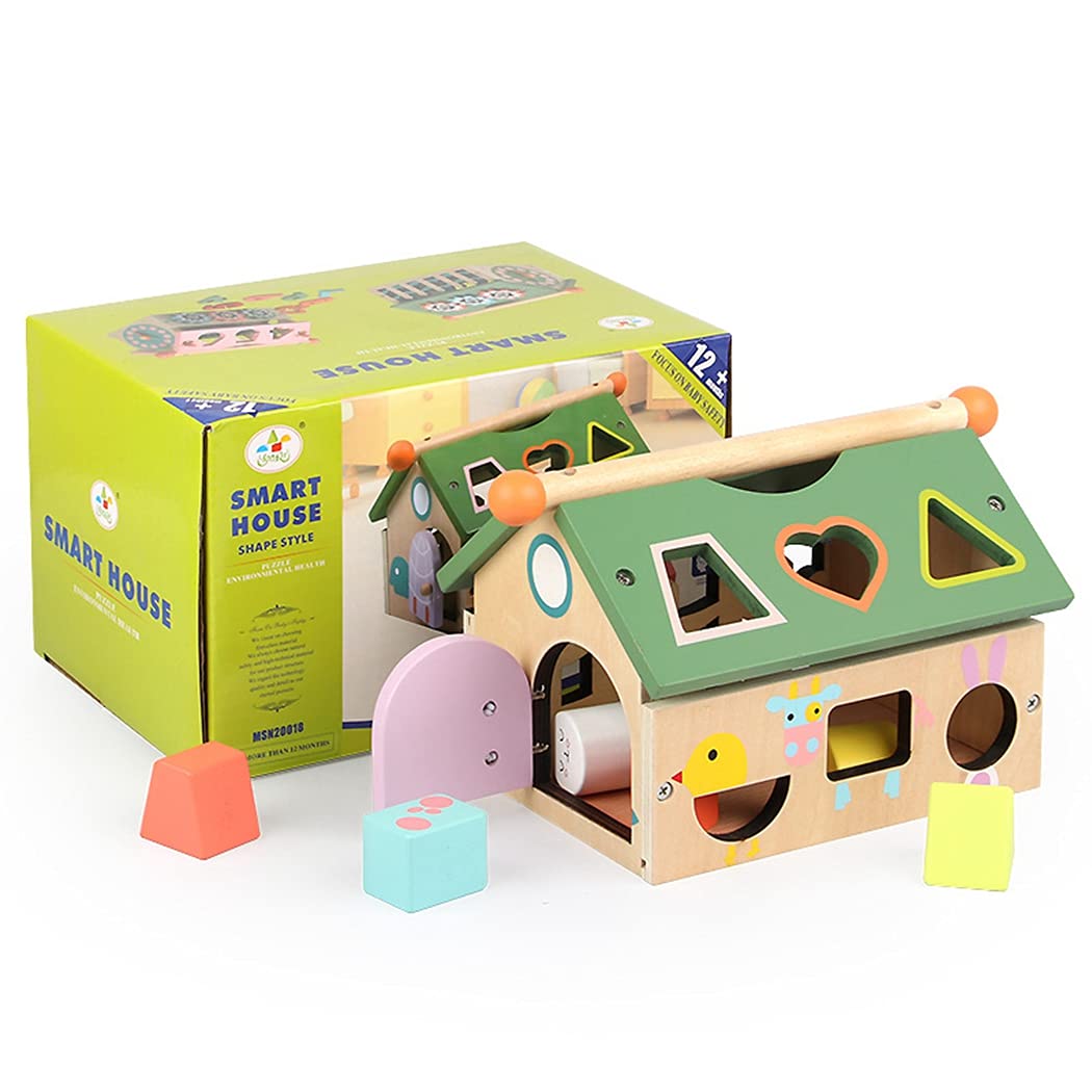 Buy YHomU Detachable Didactic Fun Interactive Shape Sorter House