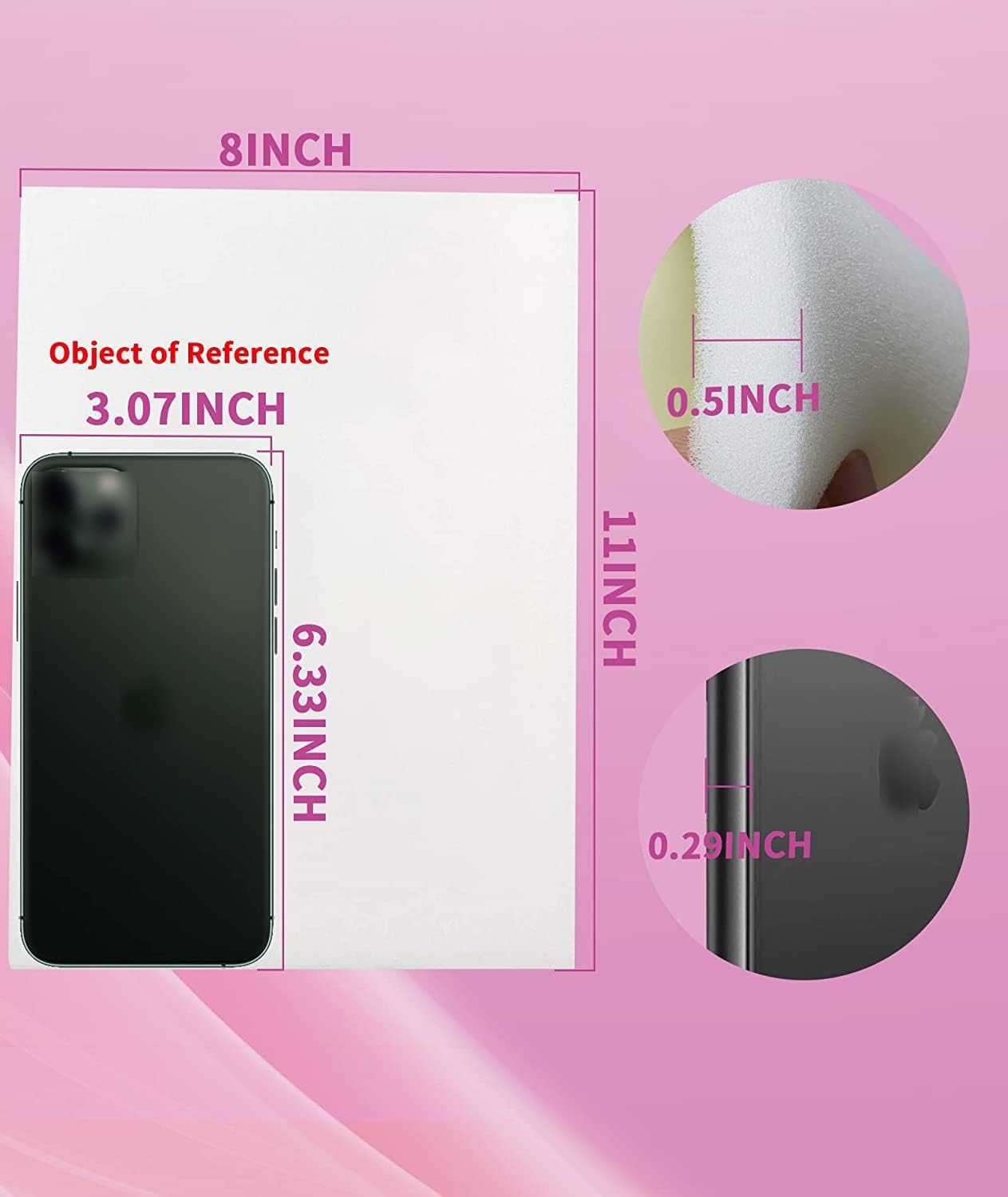 Birllaid Lipo Foam Pads for Post Surgery, Bbl Foam Boards after Lipo,Help Out When Using Ab Board Compression Garments Tummy Tuck, 5 Pack Liposuction Surgery Foam Sheet for Recovery 8