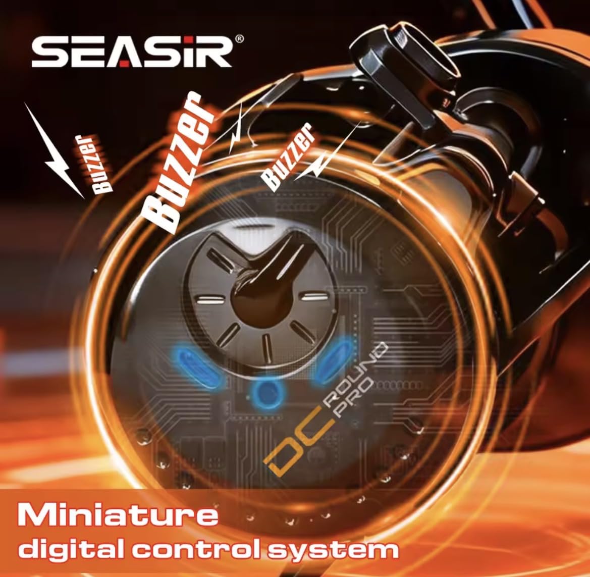 ★超美品★ SEASIR DC ROUND PRO 左ハンドル ベイトフィネス Amazon | ラウンドプロ DC SEASIR デジタルコントロールブレーキ 丸型