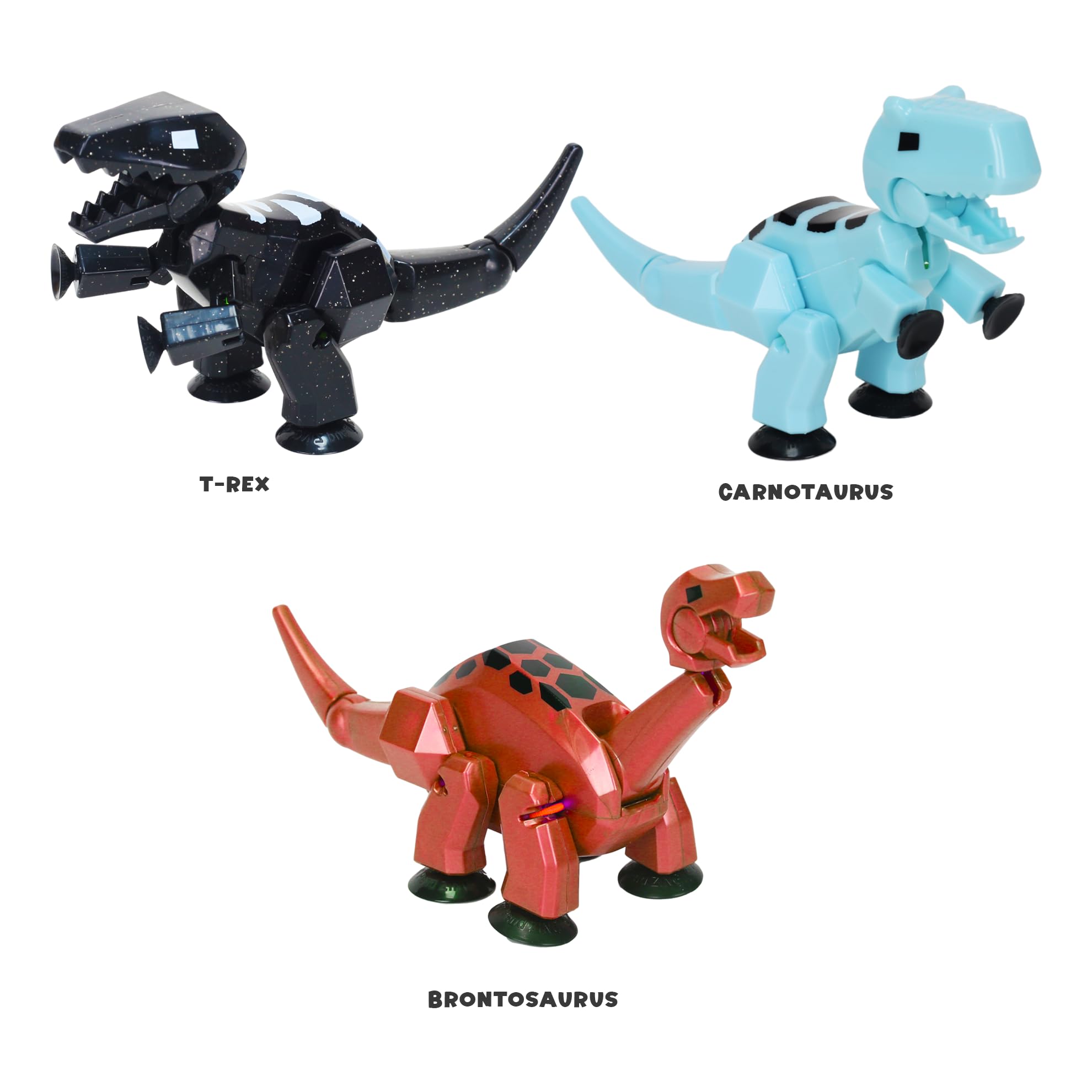 Amazon.com: Zing Stikbot MEGA Dino 3 Pack - Includes Brontosaurus
