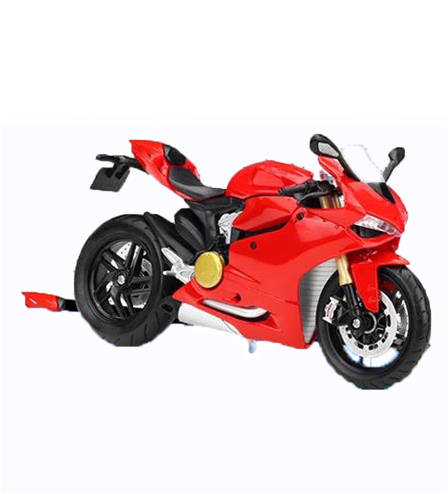 Modelo a Escala de Moto Juguete De Simulación, Regalo Colección, Escala 1:12, para Ducati 1199 Panigale, Versión para Ensamblar, Modelo Motocicleta Aleación, Metal Fundido A Presión