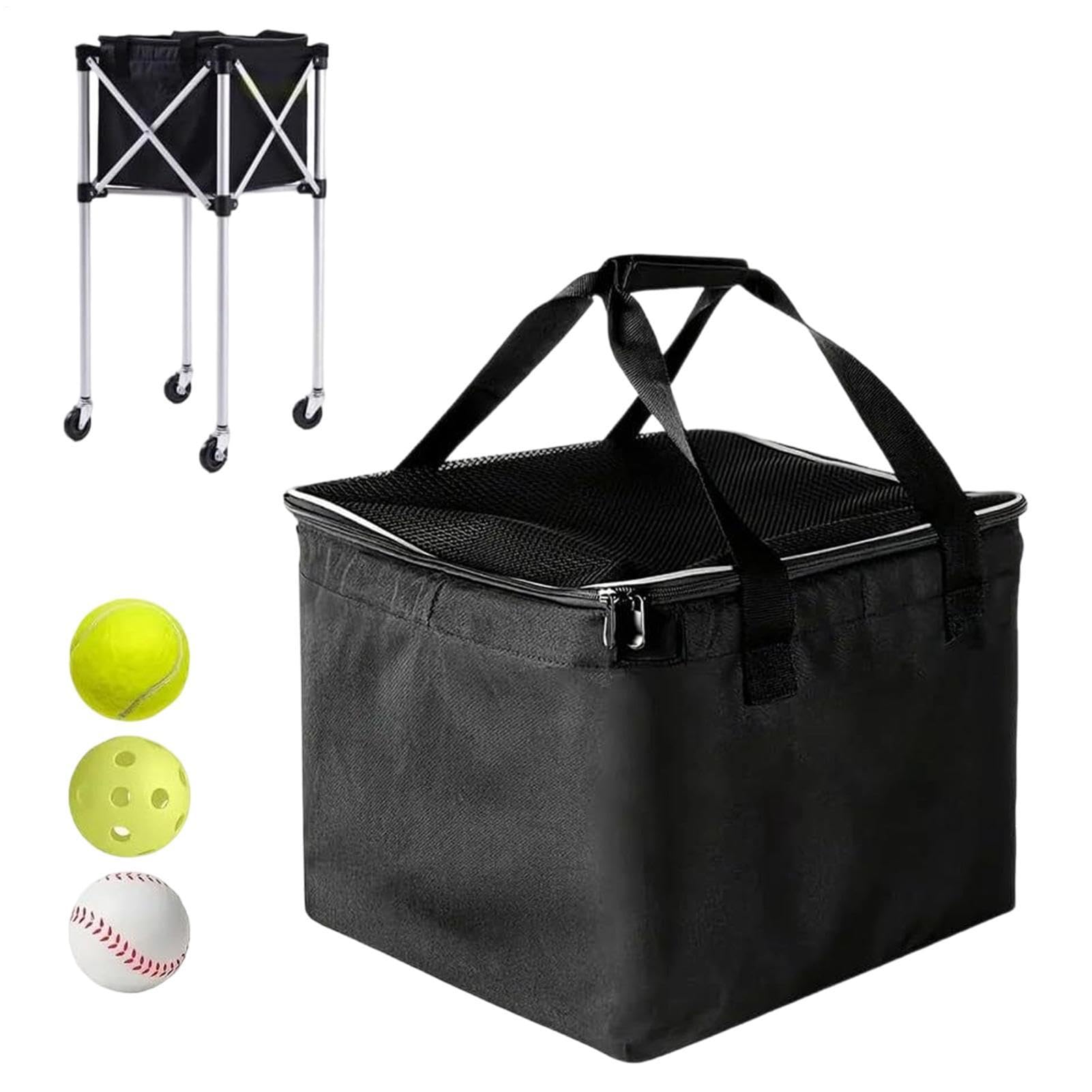 Generisch Tennisball-Tasche, Großes Fassungsvermögen für Aufbewahrung, Tennisball-Halter sowie Organizer-Tasche, für Trainer, Spieler und Sportarten, Baseball, Training, Unterricht und Organisation