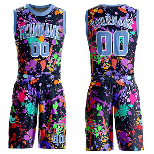 Personalize Birthday Present Team Basketball Tanks Tops and Short with Your Custom Name Number, 8 Years