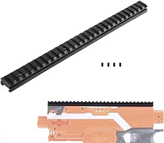 Worker 27.9cm Picatinny Rail Mount for Nerf Blasters and Nerf Modify Parts Toy