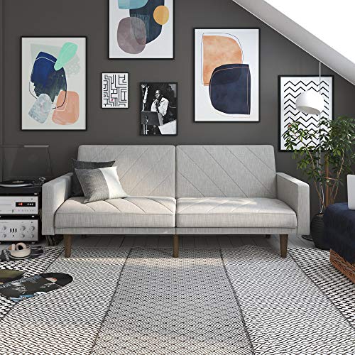 DHP Paxson Futon, Light Gray