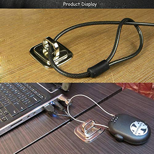 Security Anchor Base Plate For Keyed Or Combination Cable Locks,Desk Mount Anchor Accessory For Cable Locks #TOP5