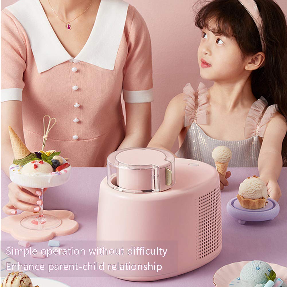 Máquina para Hacer Sorbete de Helado de Yogur Helado, Yogurt Helado Suave para Hacer Sorbete Suave Saludable, Sorbete, refrigeración de semiconductores