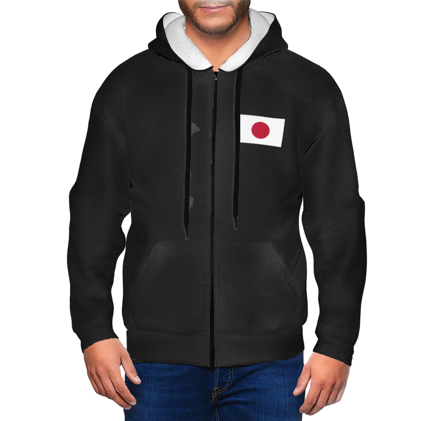 Amazon.co.jp: パーカー ダウンジャケット 日本 国旗 日の丸 旗 