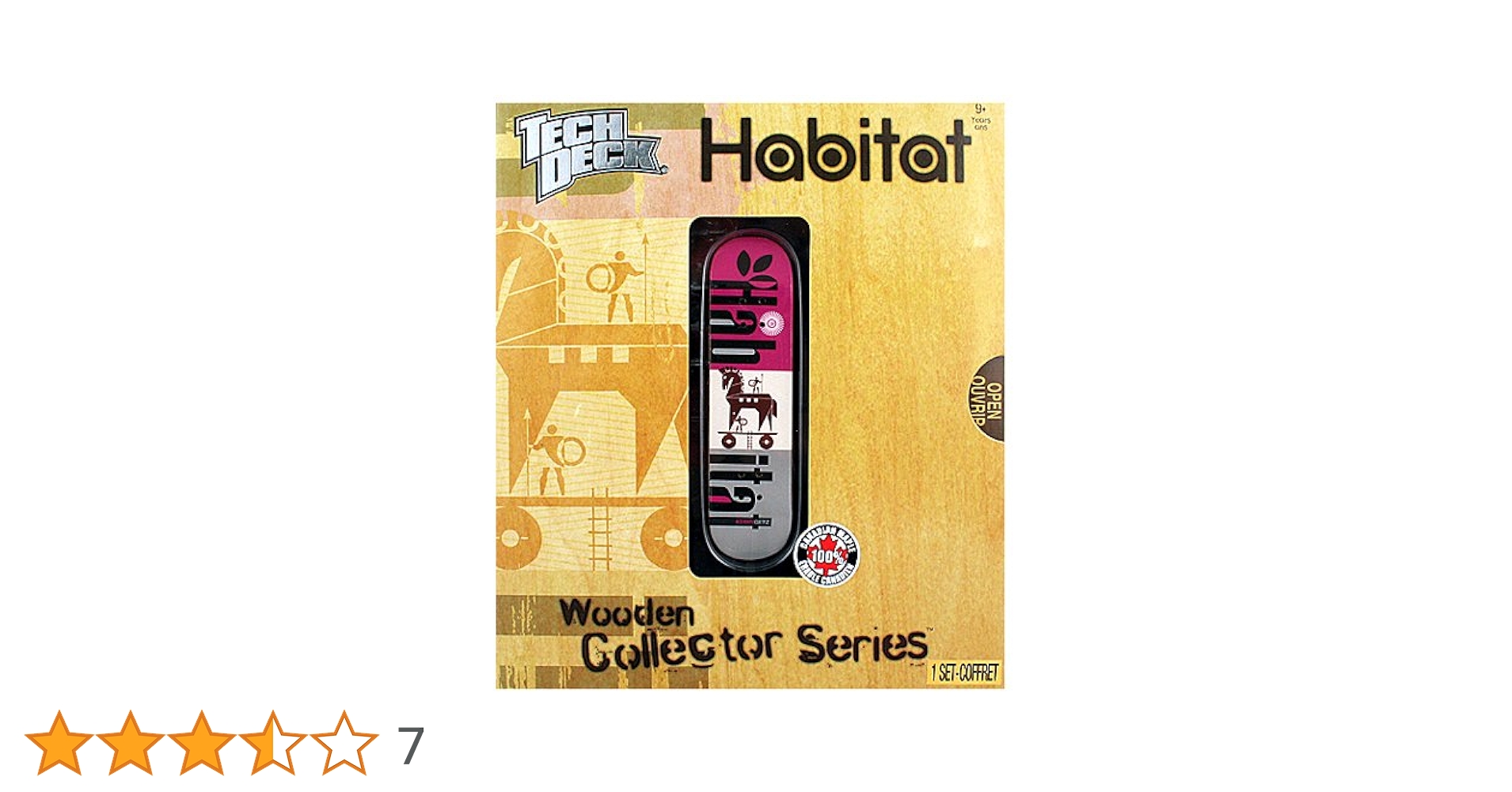 Tech Deck Wooden Collector Series [Habitat - Kerry Getz