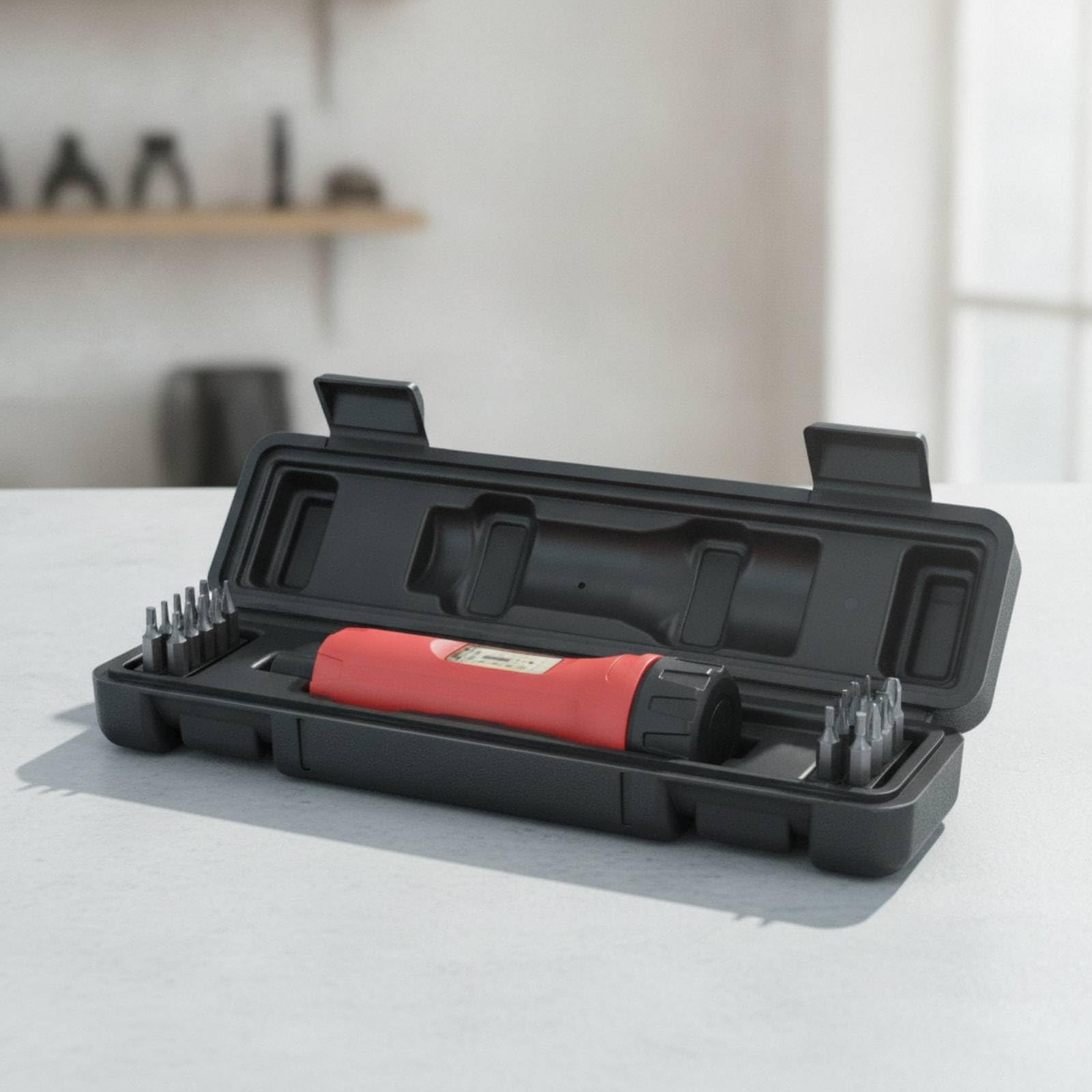 KESOTO Cacciavite Dinamometrico di Coppia, Set Cacciavite Dinamometrico 21 Pezzi Testa S2, Guscio 40CR In Plastica, 739g