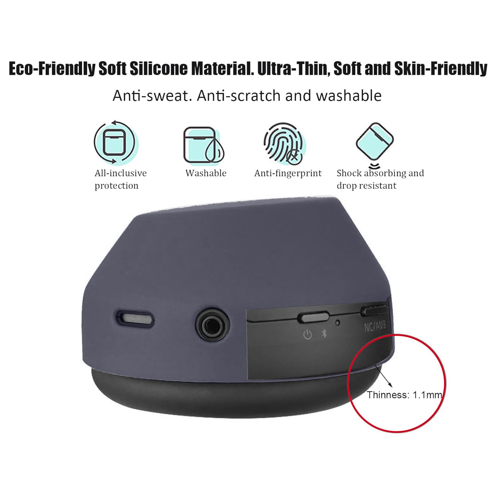 バ*7様 SONY ワイヤレスヘッドホン WH1000XM5 イヤーカバー付き Amazon | Adhiper Sony WH-1000XM5ヘッドフォン用 ケース カバー、WH