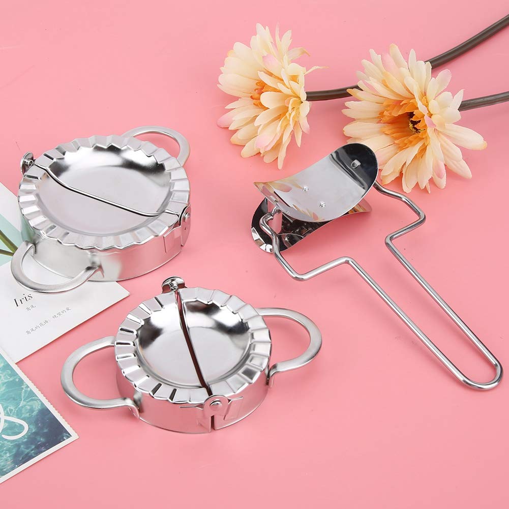 Dumpling Maker, Dumpling Press Excellent Workmanship Stainless Steel Manual Dumpling Maker Machine for Beautiful Dumplings Making