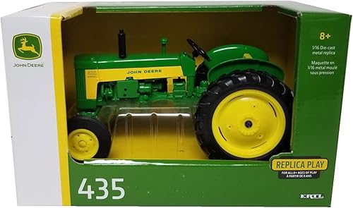John Deere Tractor de juguete fundido a presión 435 a escala 116 a partir de 8 años