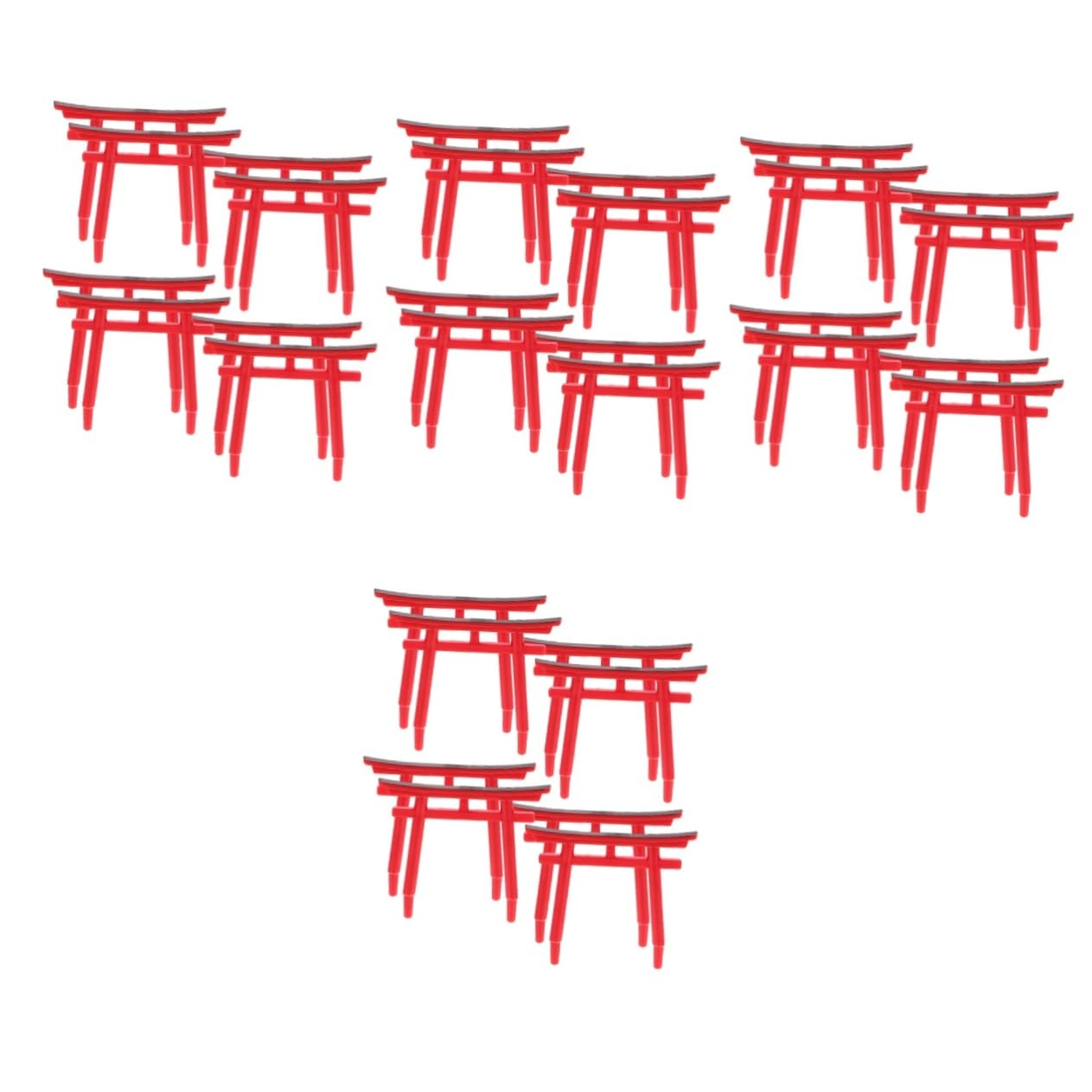 Hemobllo 32pezzi Torii Gate Landscape Aquarium Decoration Accessori Per Acquario Con Ornamenti Antichi Per Giardino e Terrario Miniatura Per Decorare Pesce e Fondale