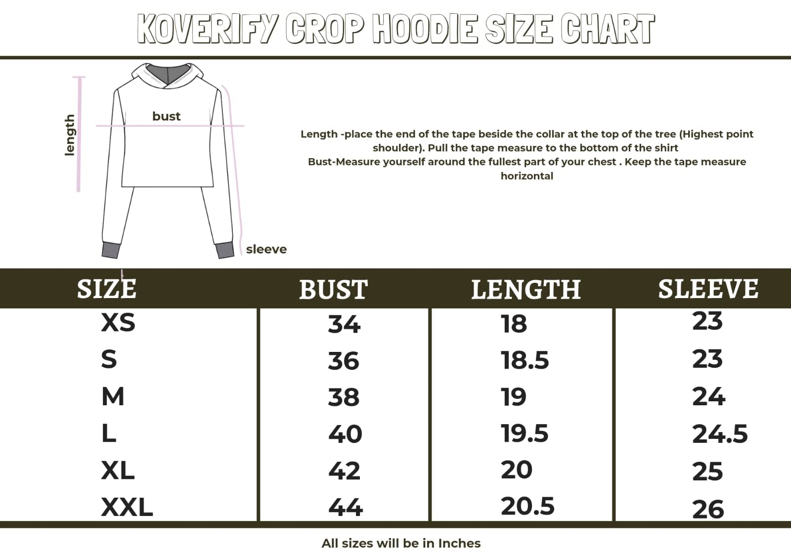 Koverifybust Cut Crop Hoodie For Women Crop Hoodie For Women