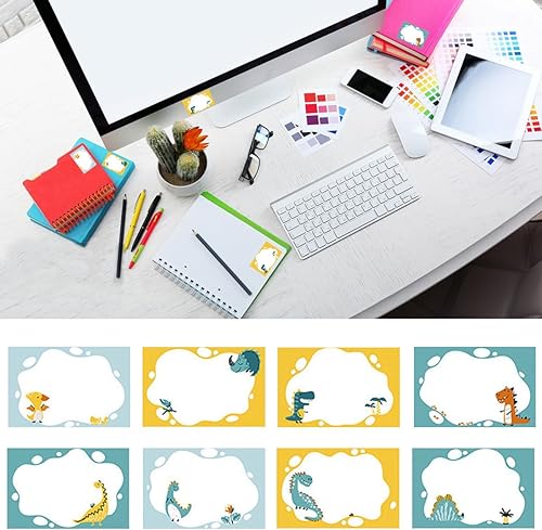 200 etiquetas adhesivas para nombre, con texto en inglés "Hello My Name is", etiquetas de nombre para almacenamiento de ropa, insignias coloridas