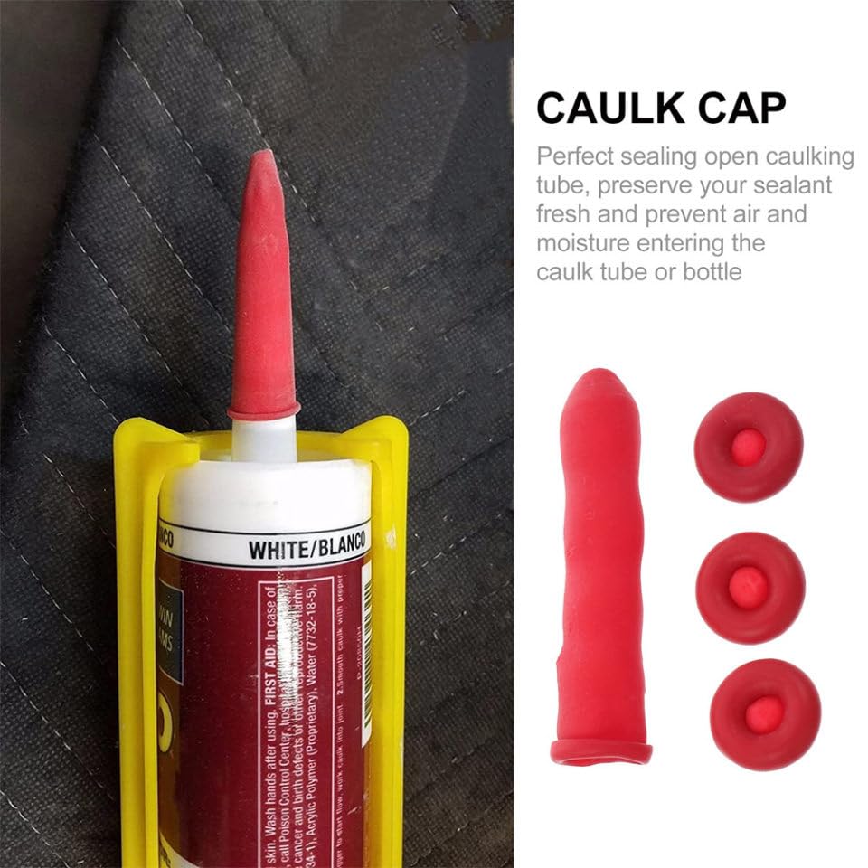 Gatuida 3sets Caulk Saving Cap para Sellado de Tubo miniatura 4
