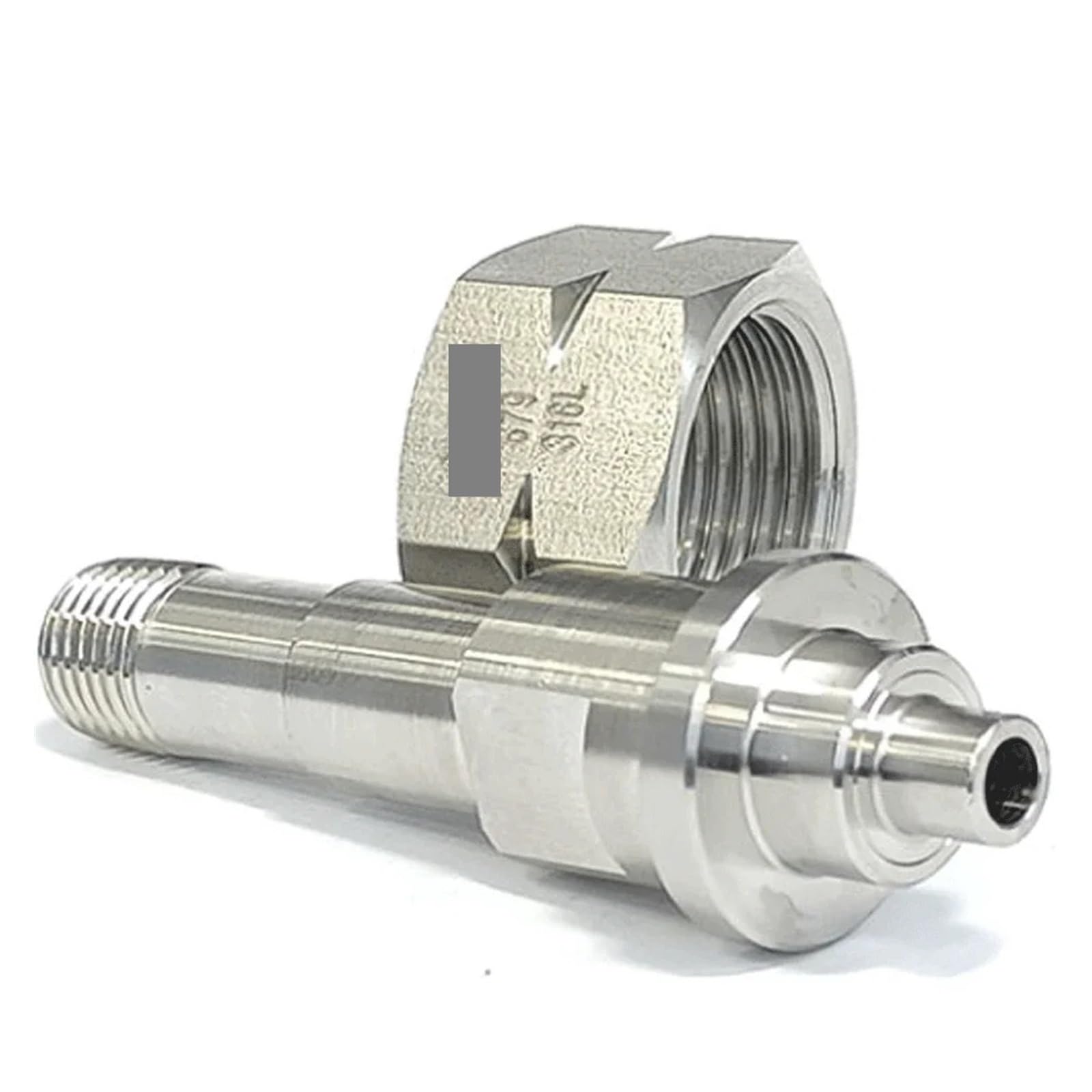 AARTERZZA CGA679 to 1/4" NPT Male SUS316L Stainless Pipe Fitting Connector Coupler Adapter