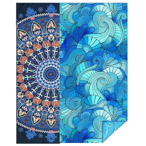2 Stück Strandtuch Mikrofaser Beach Towel Schnell Trocknendes, Le...