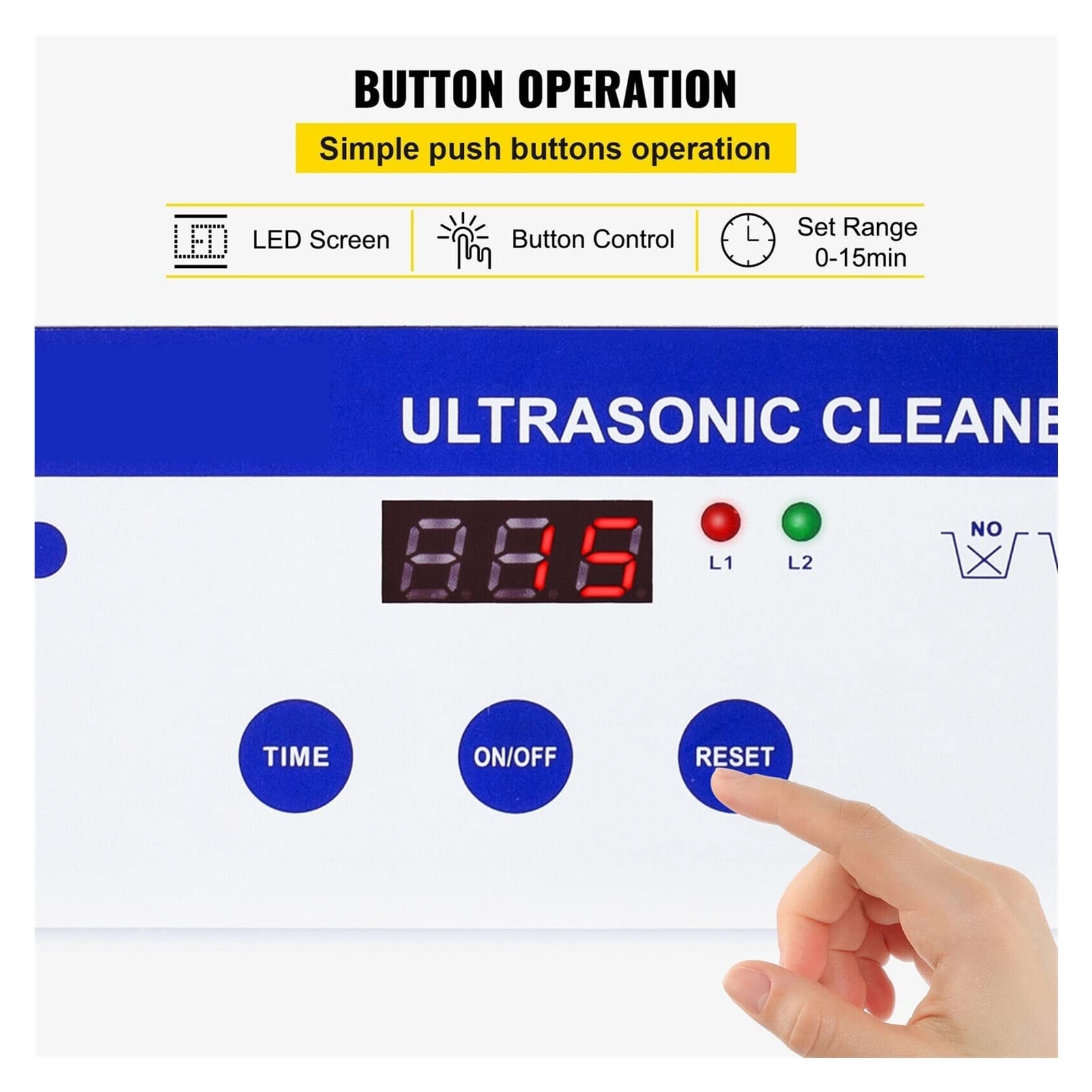 Urządzenie do czyszczenia ultradźwiękowego 800 ml ultradźwiękowa czystsza pralka przenośna 35W Mini zmywarka Lawe-Dishes Bath Sonic dla urządzeń domowych