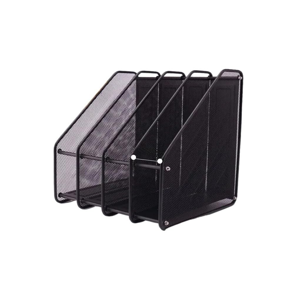 nanmenlong8 File Holder Metal Office File Frame Multi-layer Document Holder Archival Storage Box Vertical Organizer