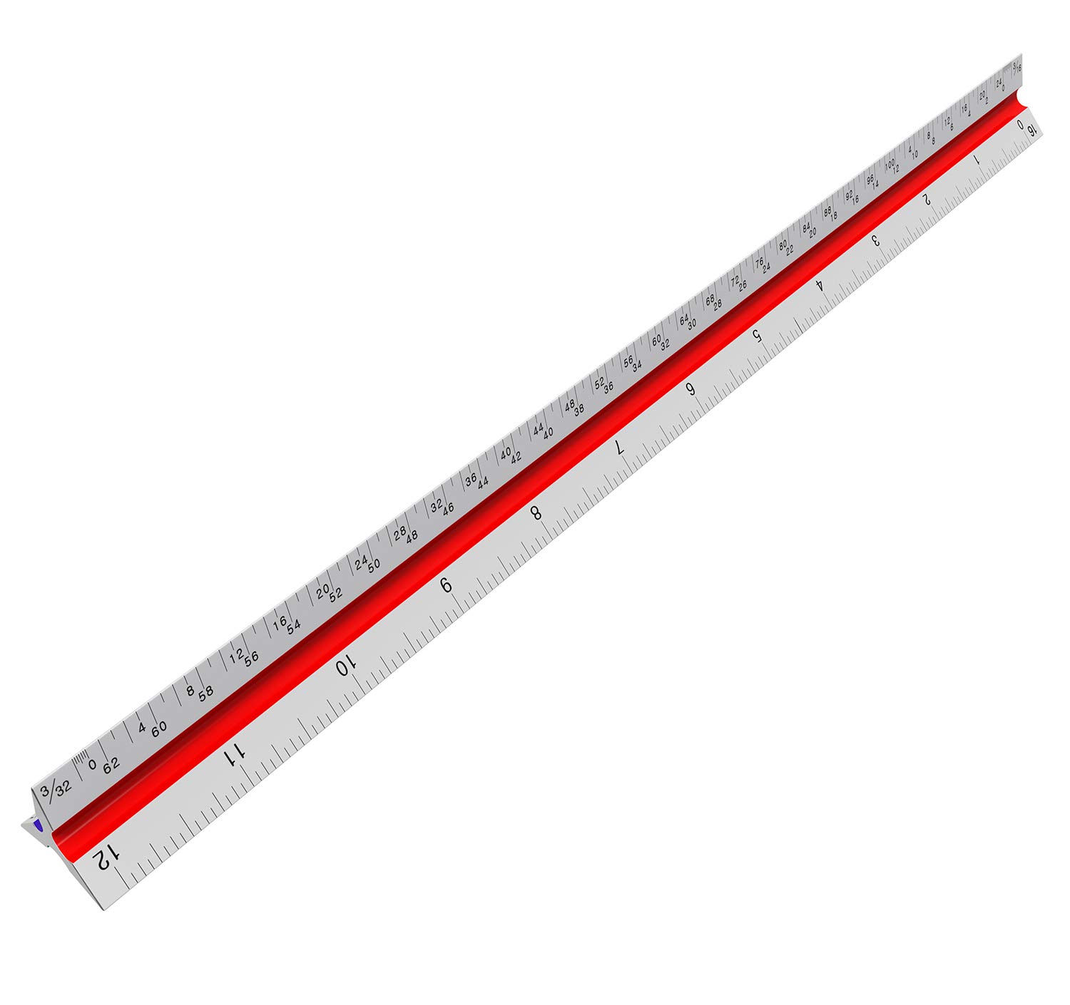 Buy Architectural Scale Ruler 12" Aluminum Triangular Architect Scale