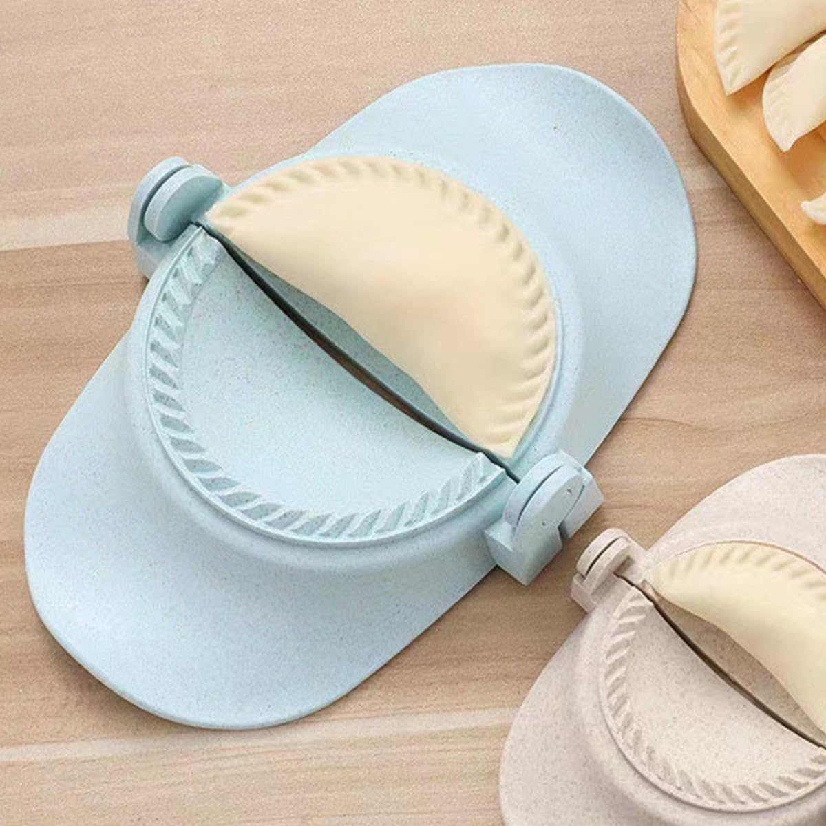 1set Versatile Dumpling Maker Kit Set Press Mold Cutter and Spoon for Chinese Spanish Dishes