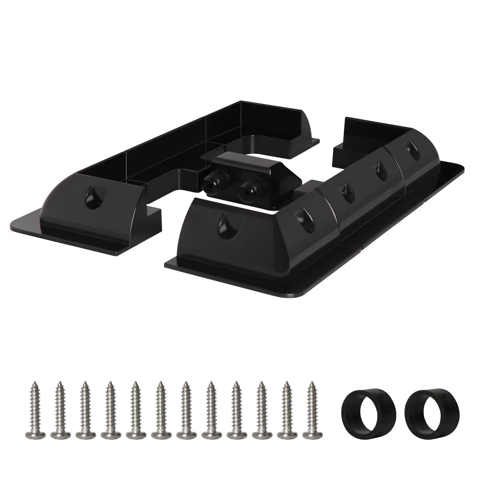 Buy 7 Pieces Solar Panel Brackets ABS Solar Panel ing Brackets, Drill