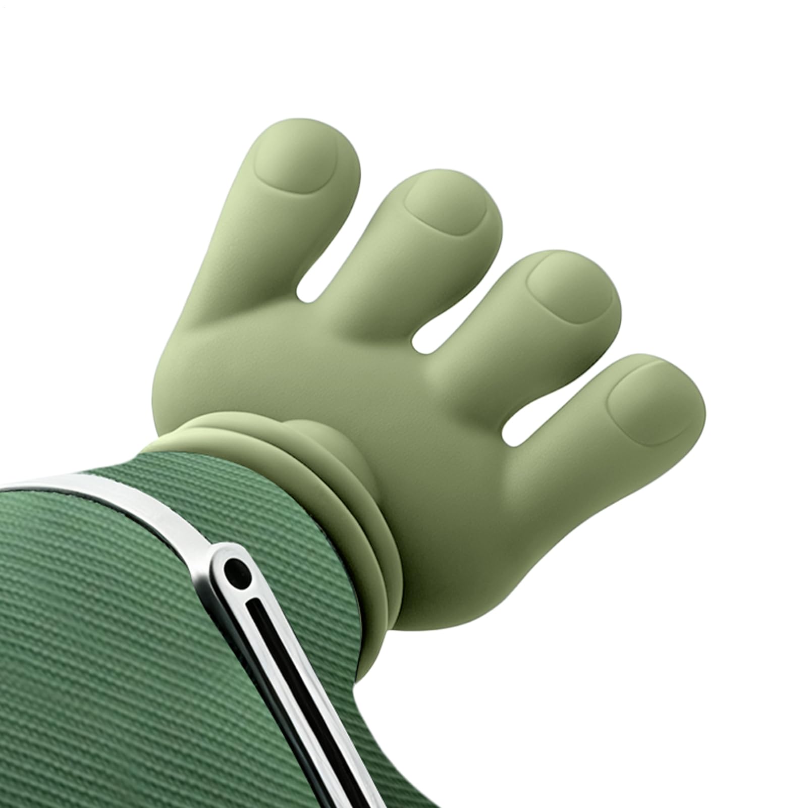 Masajeador de espalda, masajeador de cuello 4D Real Hands con calor, 3 velocidades y 2 niveles de calor, masajeadores eléctricos de hombros con diseño de mano simulada para aliviar el dolor
