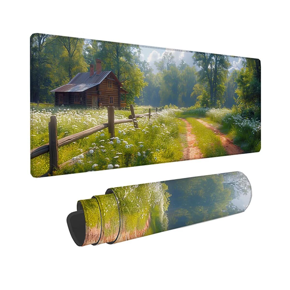 Podkładka pod mysz do gier, 1200 x 600 x 3 mm XXL Podkładka pod mysz do gier duża, antypoślizgowa wodoodporna rozszerzona długa podkładka pod mysz do klawiatury akcesoria biurowe dla gracza komputer