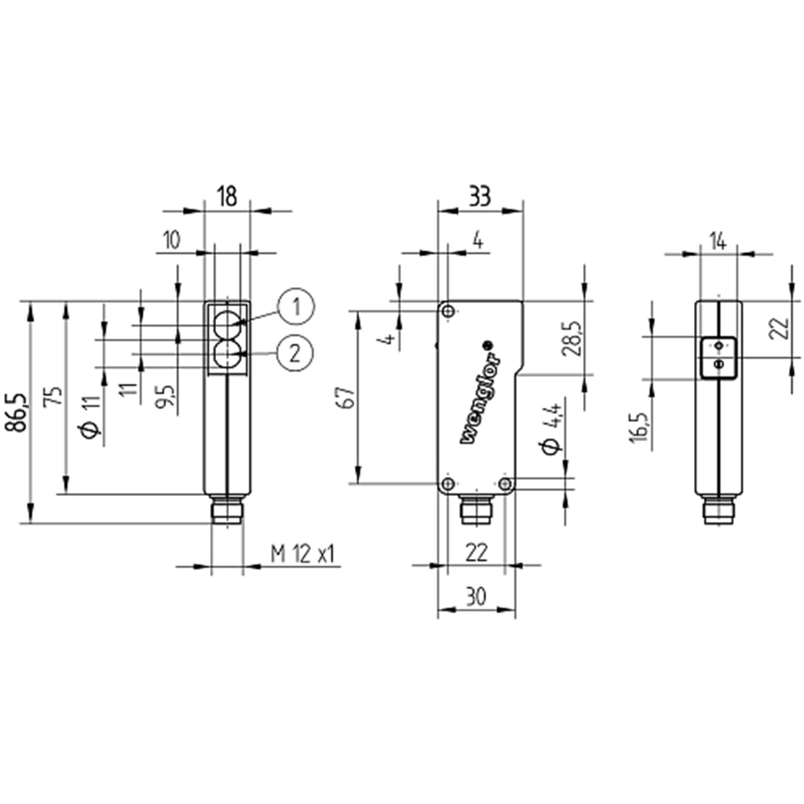 Carus Tool Wenglor Retro-Reflex Sensors LN40PA3 PNP New