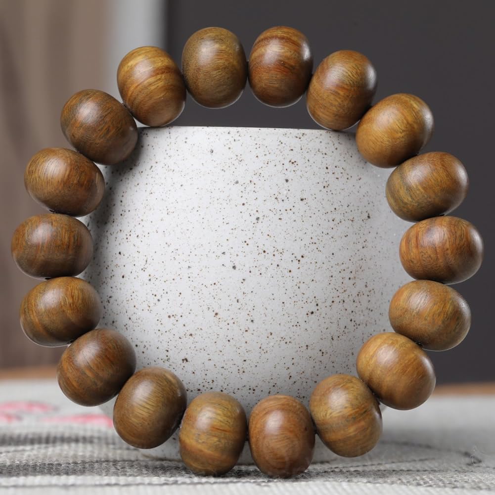 Bransoletki z koralików modlitewnych z naturalnego zielonego drzewa sandałowego, unisex, koraliki buddyjskie tybetańskie, buddyzm, medytacja, mala, naszyjniki z koralików, biżuteria do jogi, japa, d