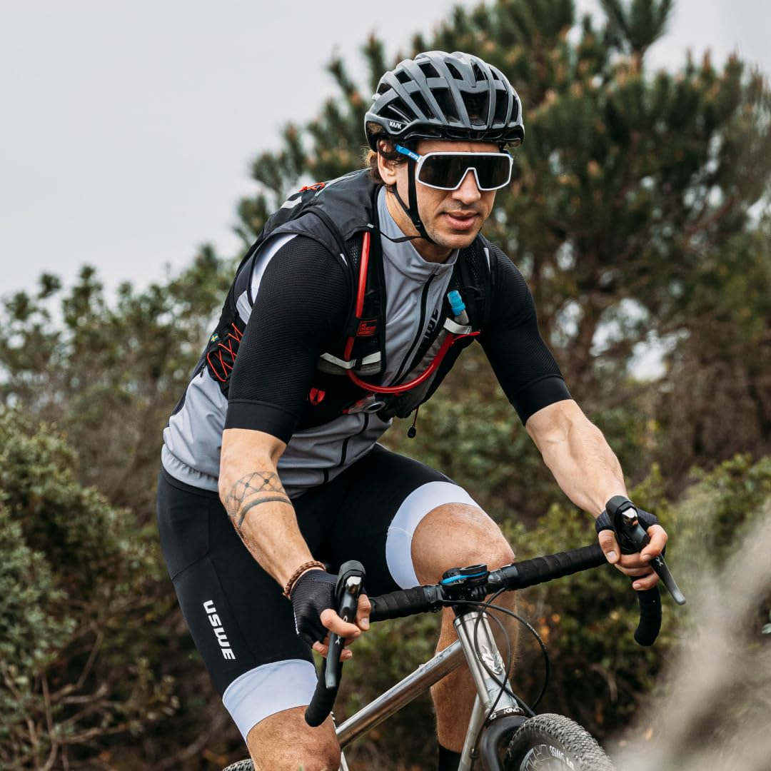 USWE Rush 8L Bike Hydration Vest - Zachowaj nawodnienie i wygodę podczas najdłuższych przejażdżek, regulowane paski dla mężczyzn i kobiet