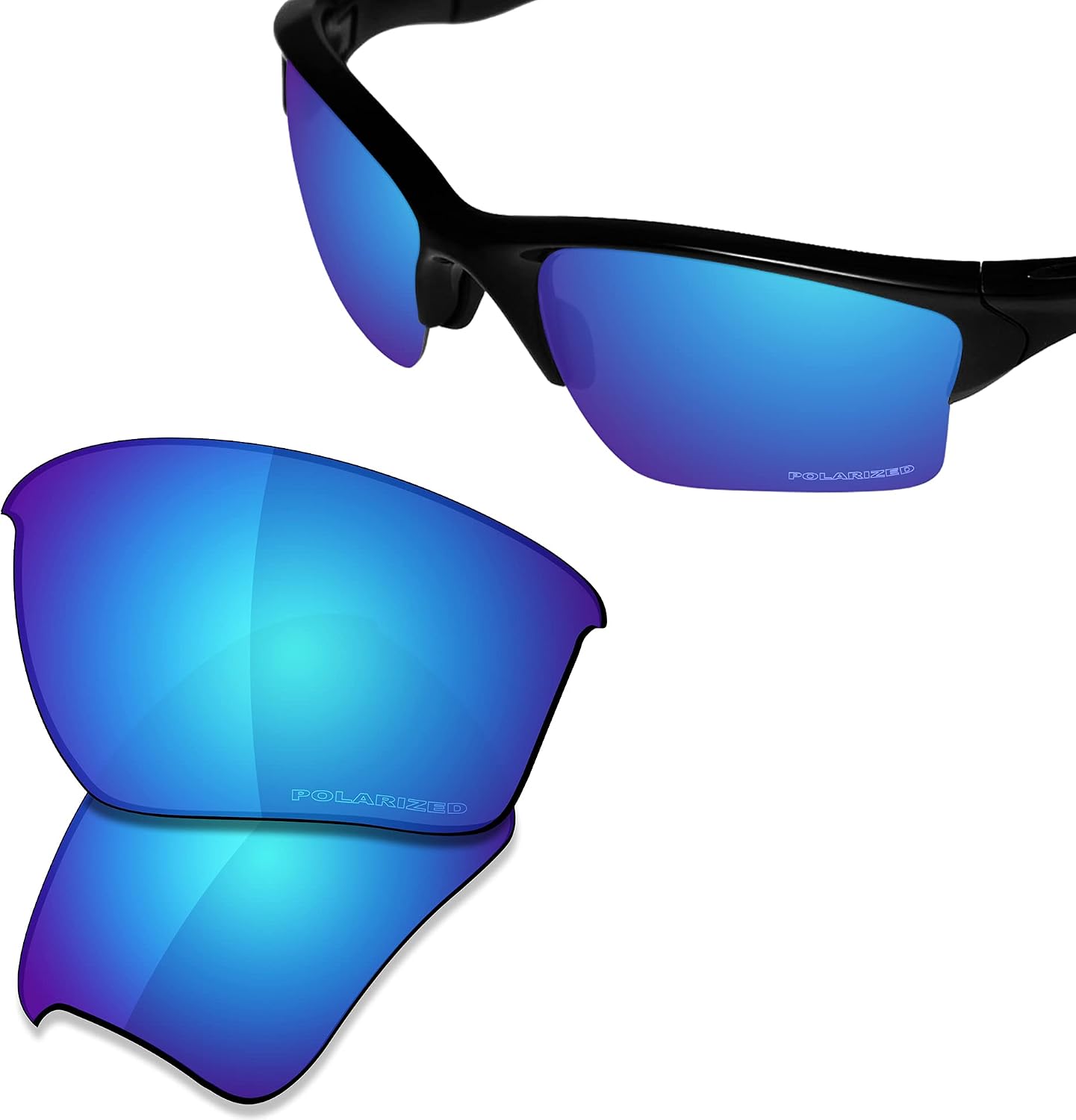 Saucer Premium Replacement Lenses & Rubber Kits for Oakley Half Jacket 2.0 XL OO9154 | Half Jacket 2.0 XL Low Bridge Fit