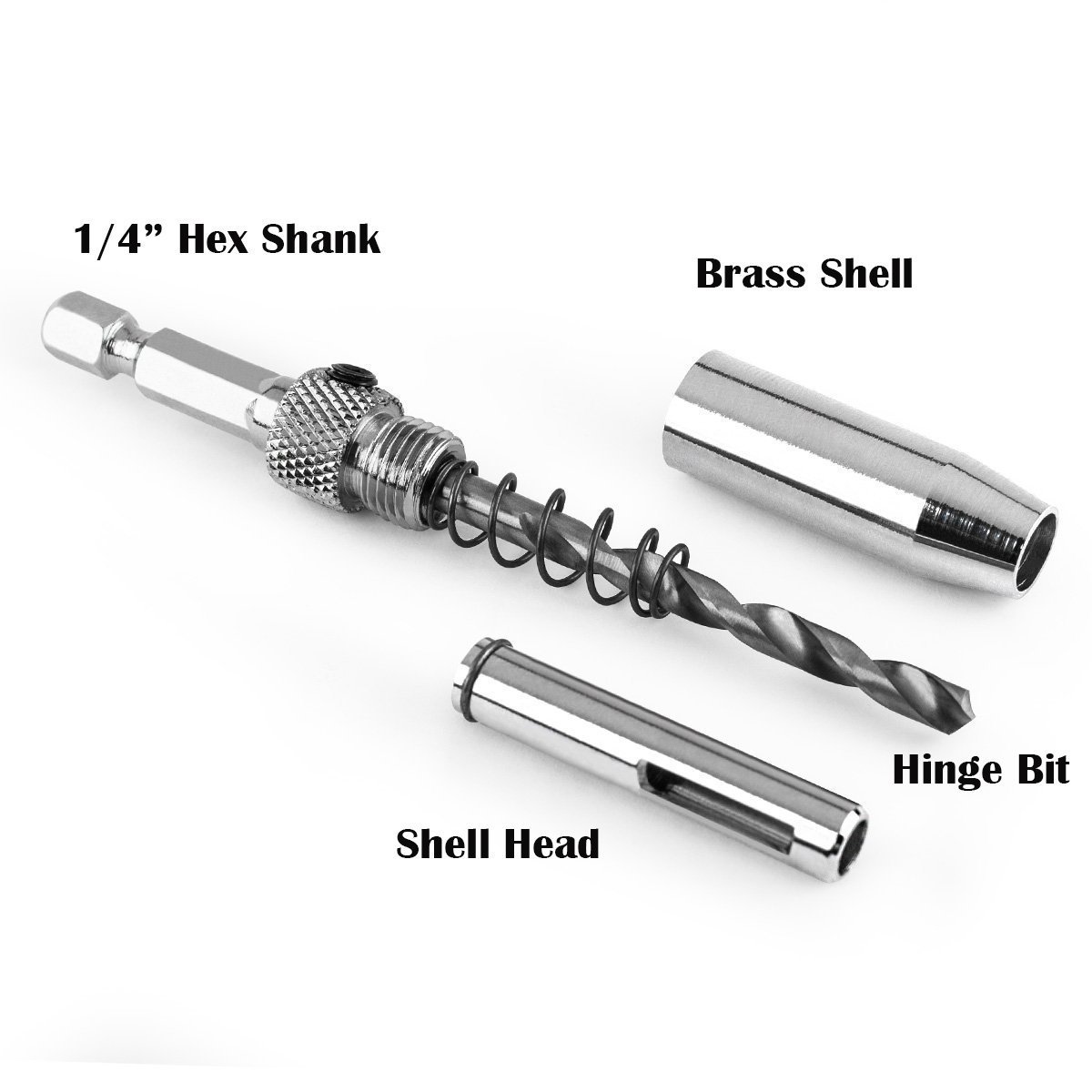 Door Hinge Drill Bit Set - Center Hole Puncher -3 Door Hinge Drill Bit Set - Center Hole Puncher -3