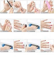 Vista 4 de XICHEN Secador de uñas UV 36W - Lámpara UV para esmalte de gel - 4 x 9W Blanco