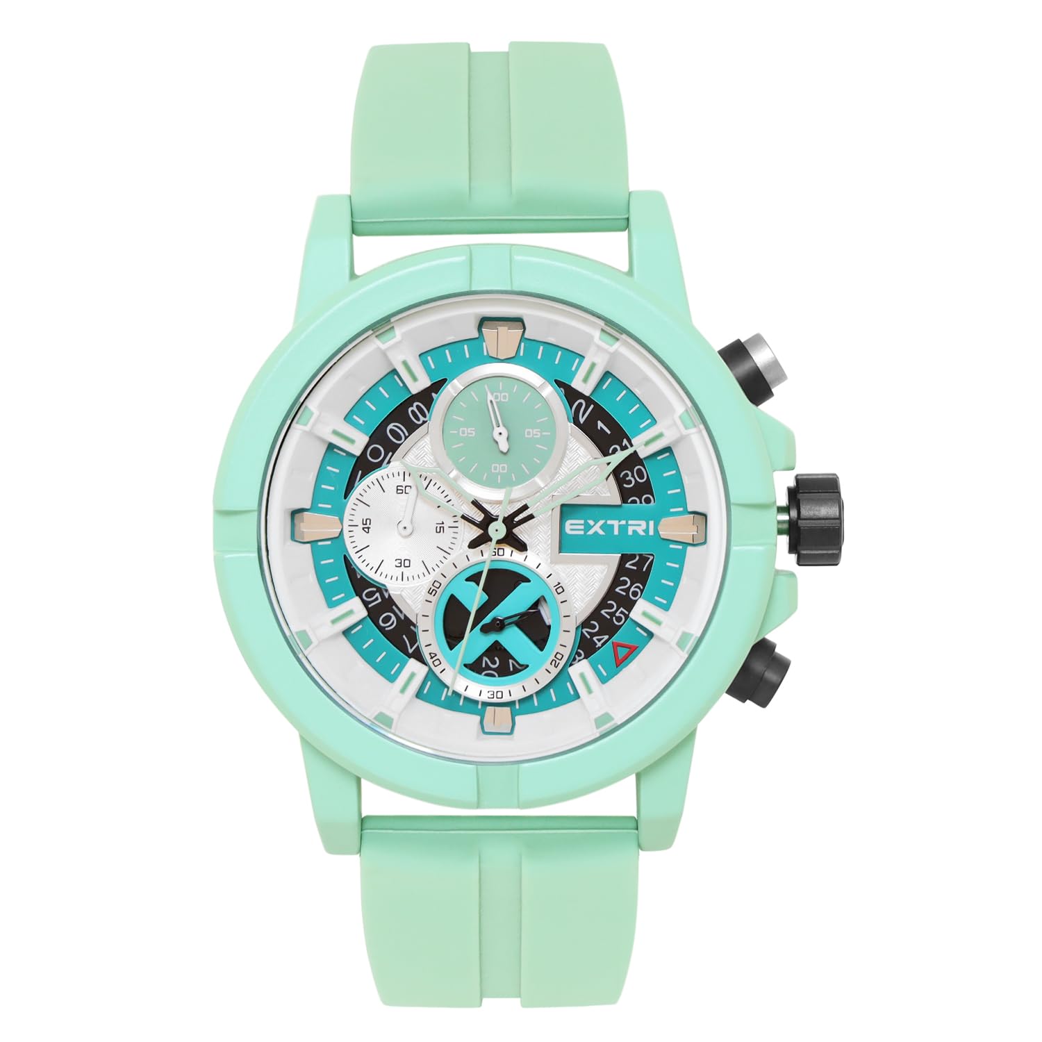 EXTRI Analog Green Dial Men's Watch-X6064-B