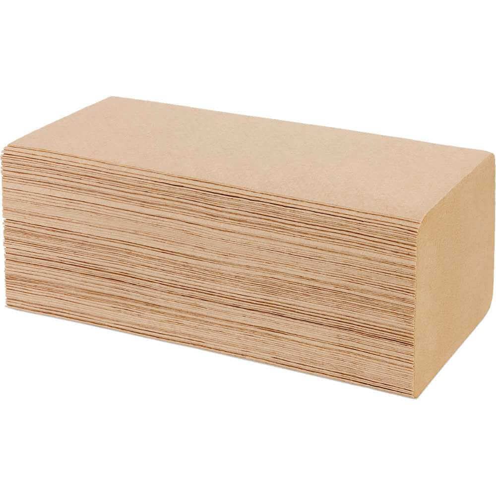 Green Hygiene Falk Papierhandtücher Z-Falz 5000 Blatt Recycling natur 1-lagig, 38 g/m², Blauer Engel zertifiziert, Falthandtücher für Spender, Gewerbe & Waschraum
