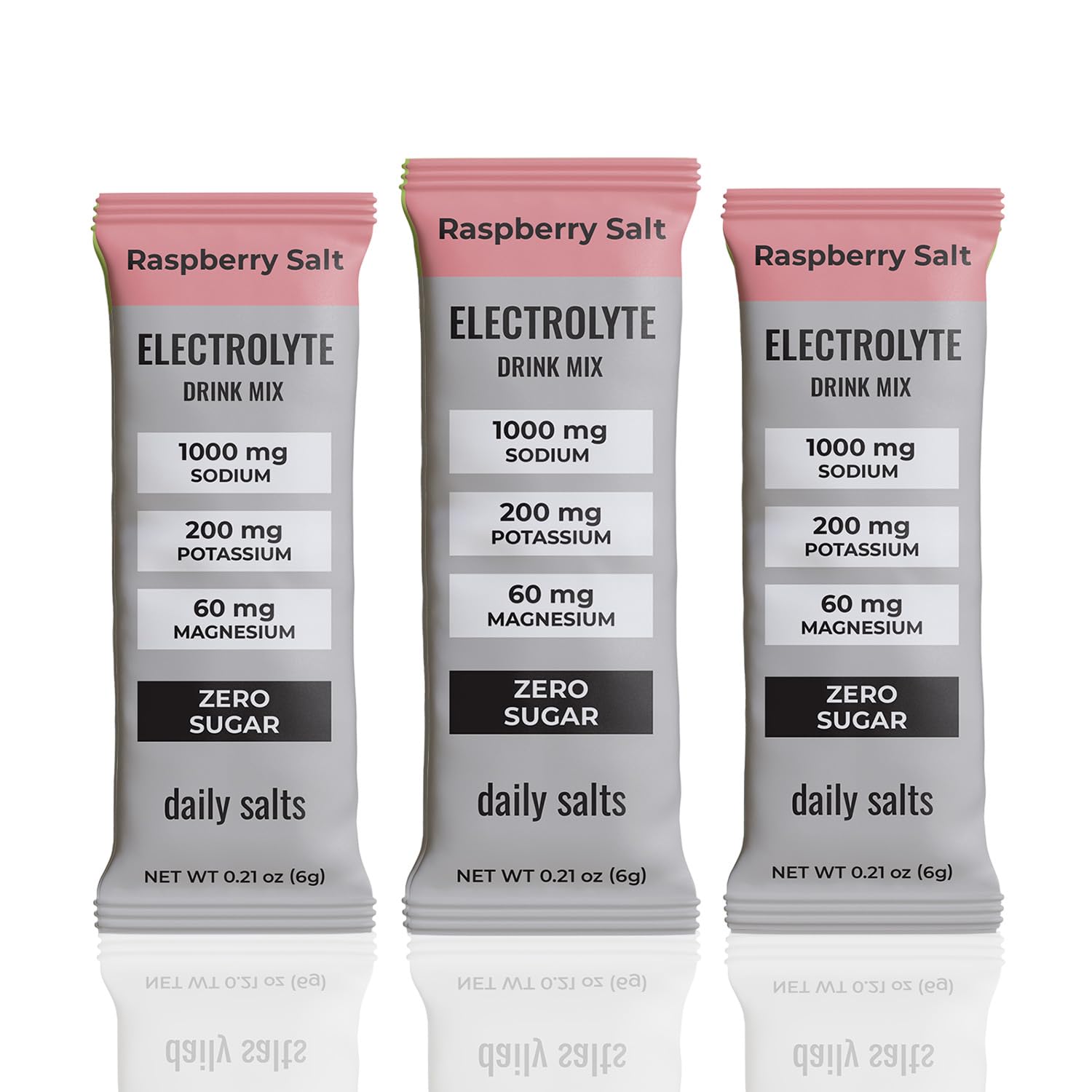 daily salts Electrolyte Drink Mix Raspberry Salt