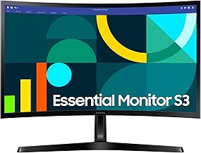 Samsung S3 S36GD 24-in 100 Hz Curved Computer Monitor - LS24D368GANXZA