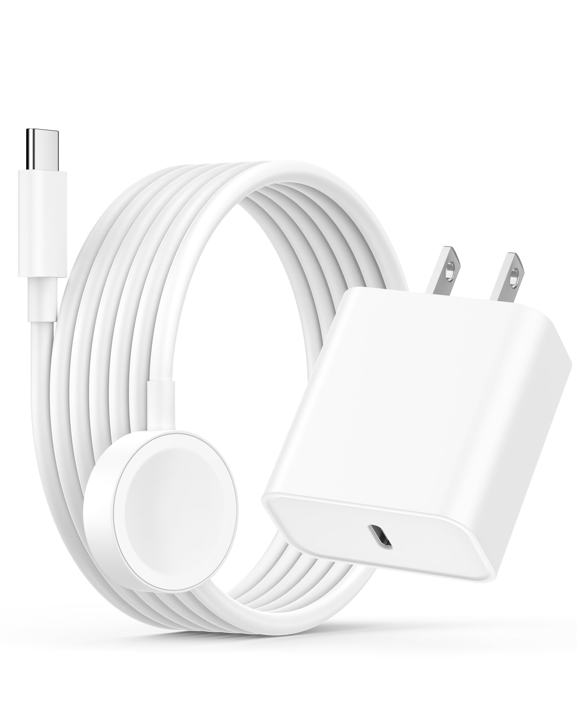 Cargador de Apple Watch de Carga rápida, Cable de Carga magnético USB C de