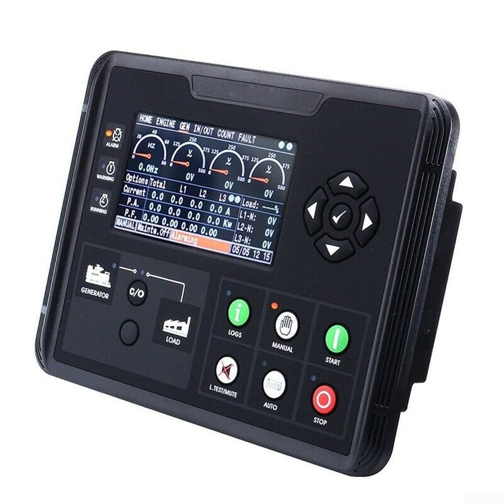 Regolatore del gruppo elettrogeno DC60D, uscite programmabili del relè, regolatore del generatore per diesel/benzina/gas Genset