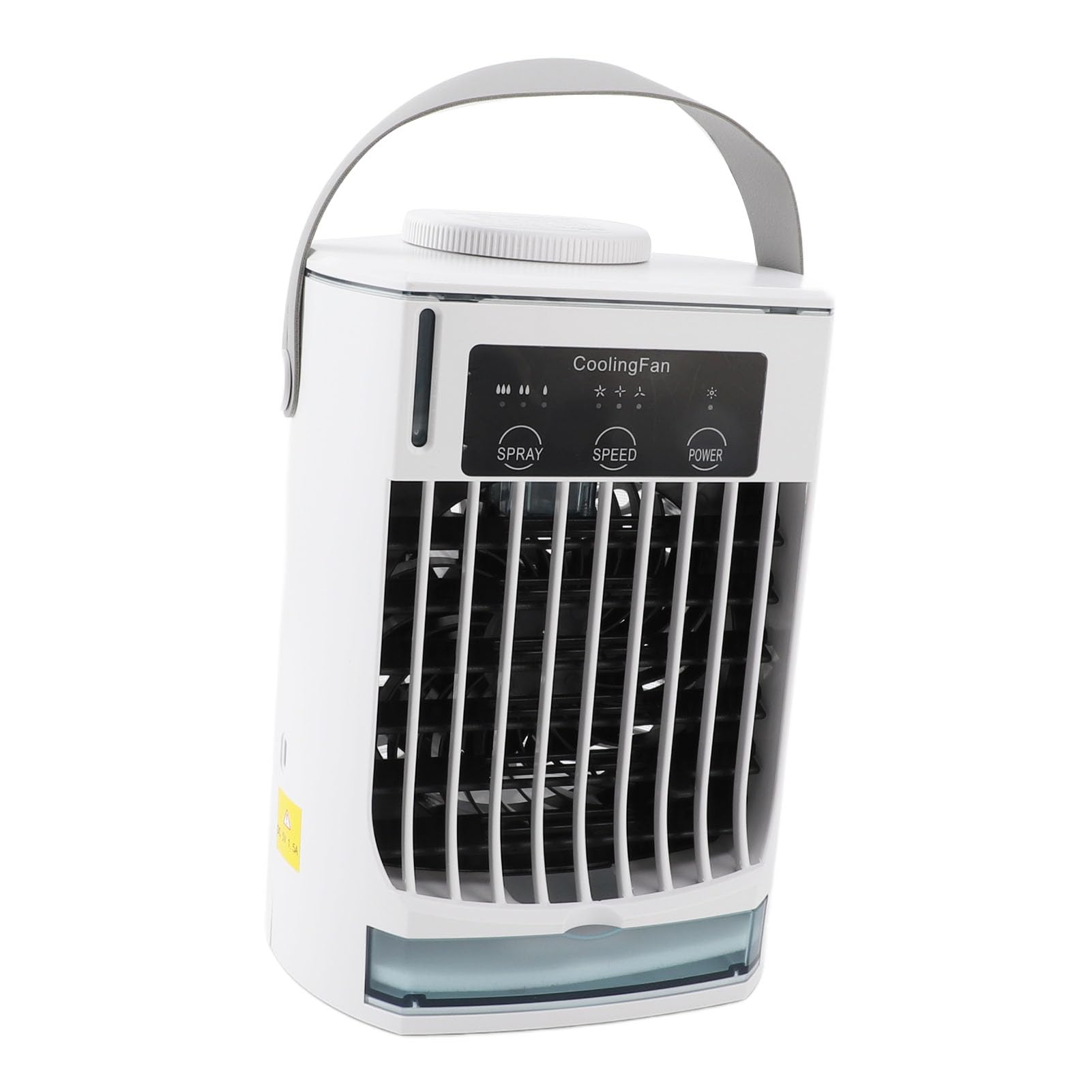 Condizionatore Portatile Raffreddatore D'aria Personale Raffreddatore D'aria Evaporativo 3 in 1 USB Desktop Ventola di Raffreddamento Umidificatore 3 velocità 500ml Basso Rumore