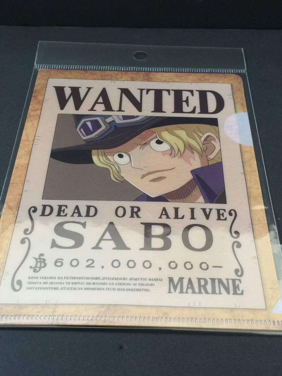 Amazon.co.jp: ONE PIECE ワンピース 手配書 A6 クリアファイル