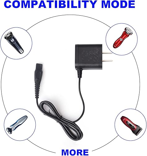 Miniatura 5 de HQ8505 Norelco Cable de carga compatible con Philips Norelco Shaver Charger HQ8505 7000 5000 3000 Series Máquina de afeitar eléctrica, Aquatec,