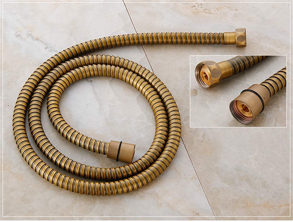 Vintage antyczny brąz montowany na blacie bateria umywalkowa bateria wannowa z prysznicem ręcznym retro telefon styl bateria wannowa do łazienki