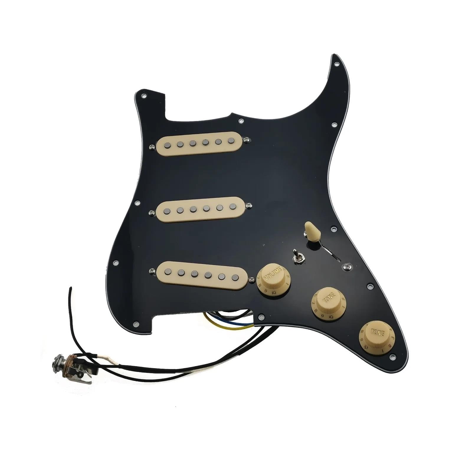 Pickup Chitarra Alnico 5 Pickup SSS Single Coil Pickup Caricati Battipenna Chitarra Elettrica(3/4)