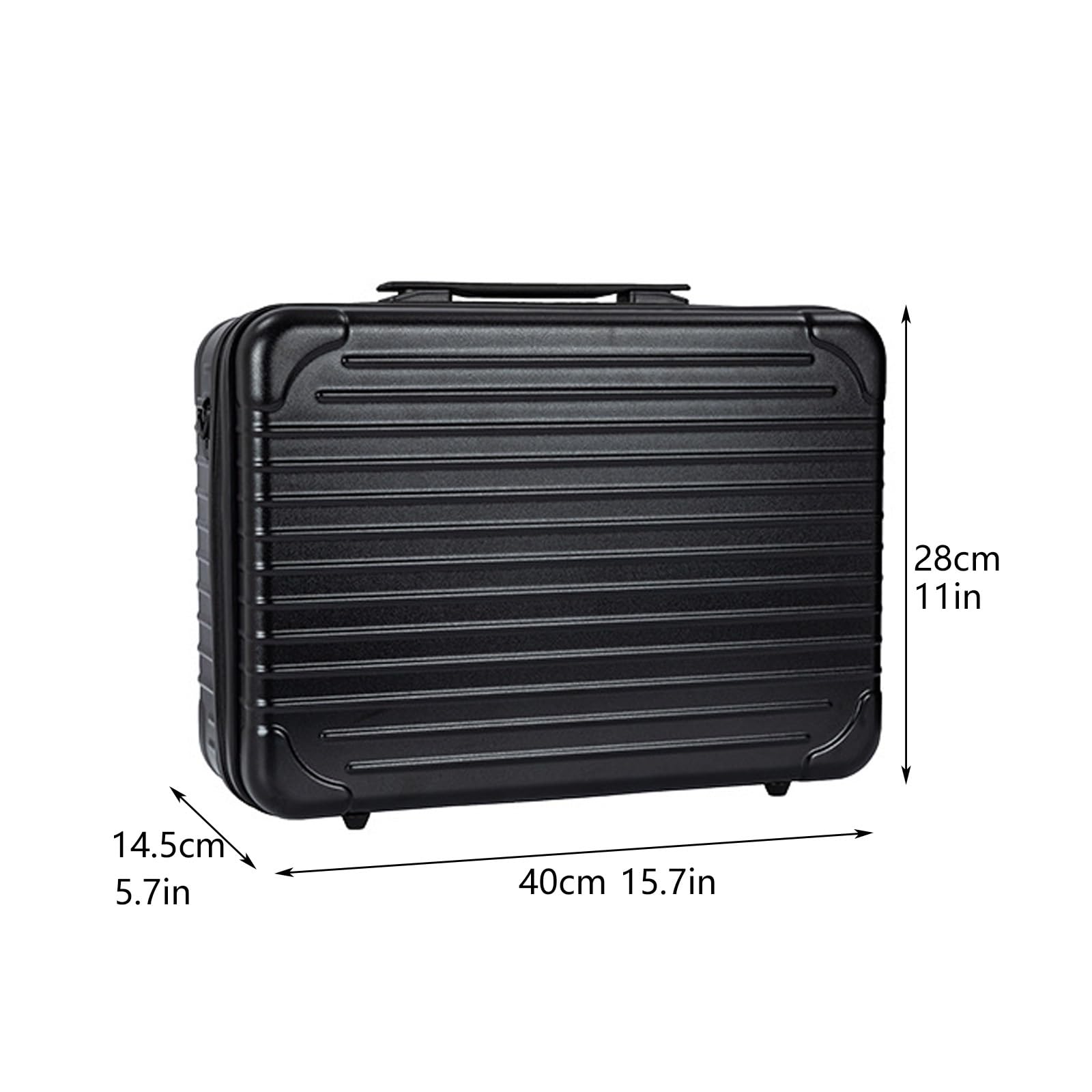 kosmetyczka Kosmetyczka podróżna Przenośna kosmetyczka Kobieta Profesjonalna wizażystka Przenośna kosmetyczka o dużej pojemności (Color : Black, Size : F)